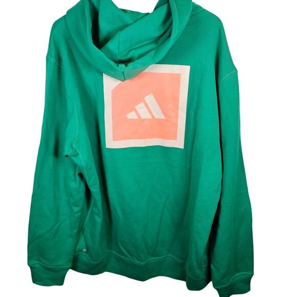 Adidas Golf Adicross Large Hooded Pullover Sweatshirt Hoodie Green NWT NEW $95 - Picture 2 of 7
